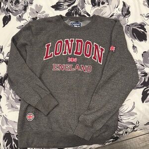 Gray London England Sweater